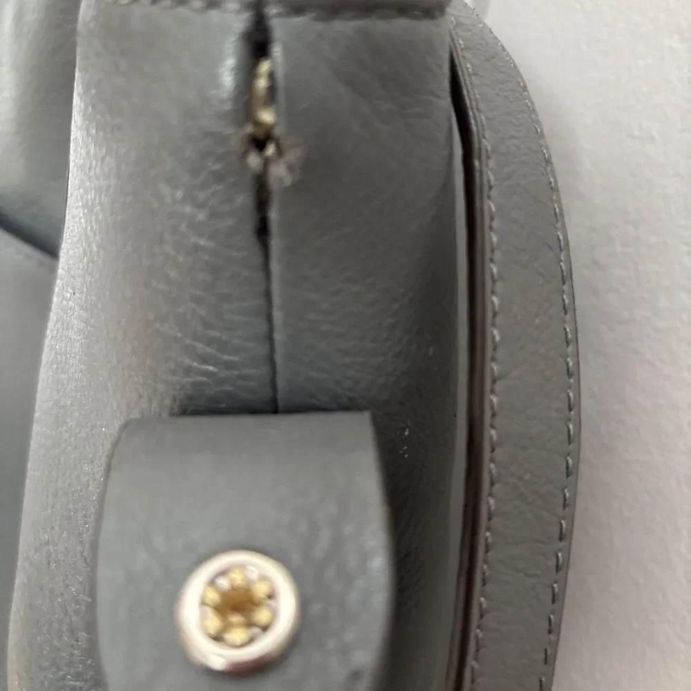 Michael Kors BIG VALLEY Large NS Tote Bag Pebbled Leather Retro Biker Glam Stud